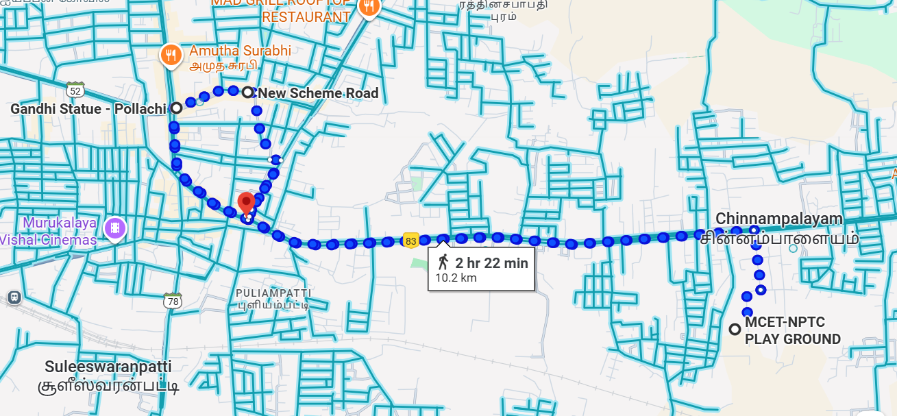 Marathon Route Map